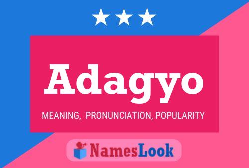 Adagyo Name Poster