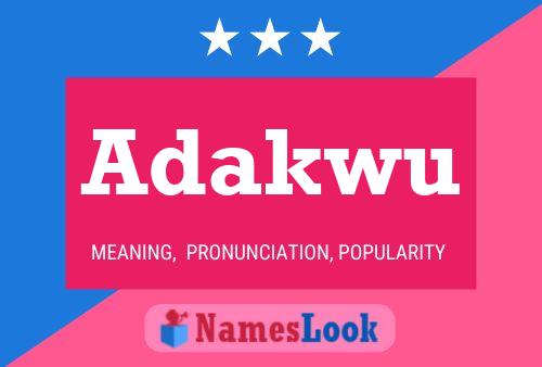 Adakwu Name Poster