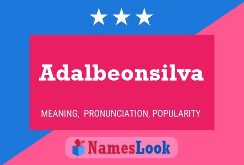 Adalbeonsilva Name Poster