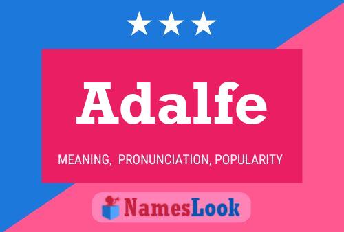 Adalfe Name Poster