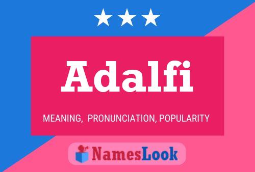 Adalfi Name Poster