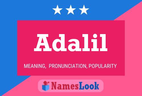 Adalil Name Poster