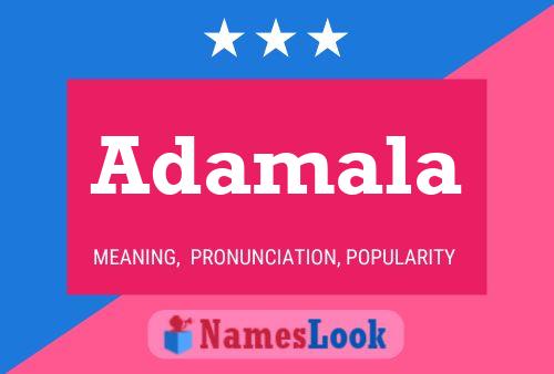 Adamala Name Poster