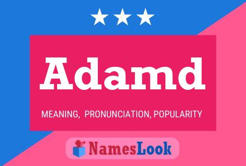 Adamd Name Poster