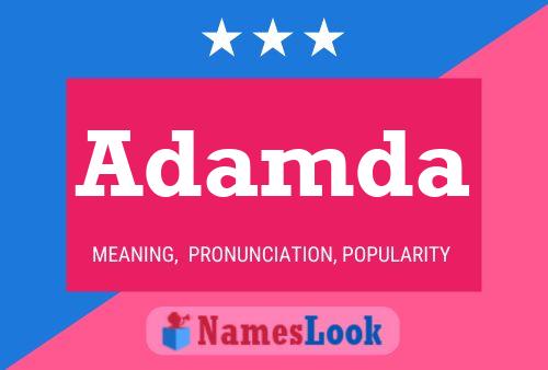 Adamda Name Poster