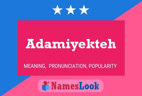 Adamiyekteh Name Poster