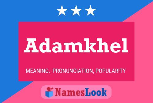 Adamkhel Name Poster