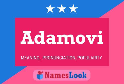 Adamovi Name Poster