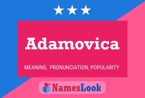 Adamovica Name Poster