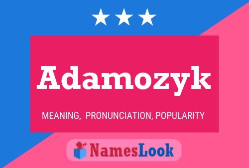 Adamozyk Name Poster