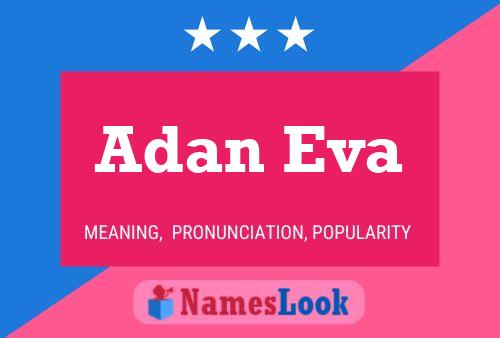 Adan Eva Name Poster