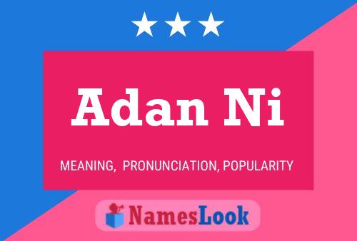 Adan Ni Name Poster