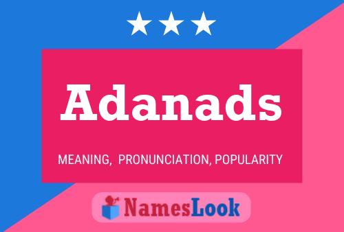 Adanads Name Poster