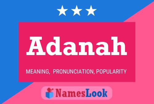 Adanah Name Poster