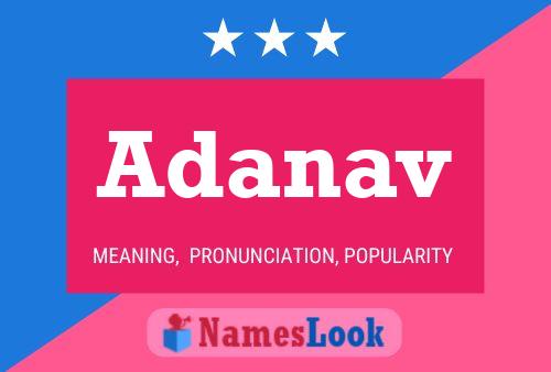 Adanav Name Poster