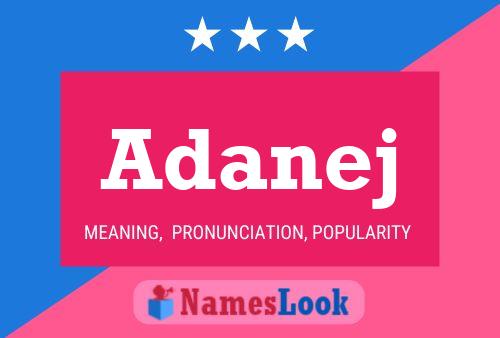 Adanej Name Poster