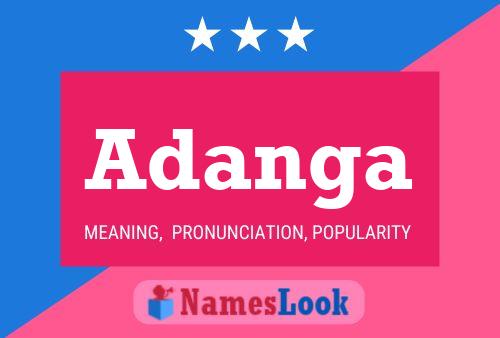 Adanga Name Poster