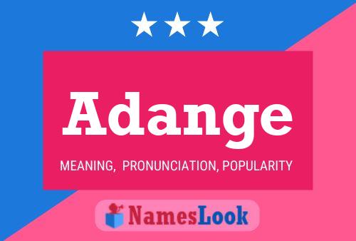 Adange Name Poster