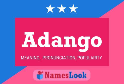 Adango Name Poster