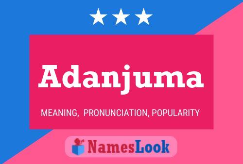 Adanjuma Name Poster