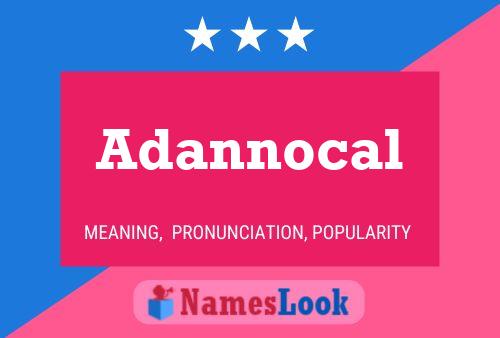 Adannocal Name Poster