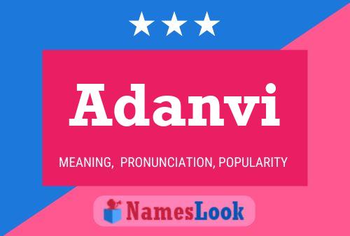 Adanvi Name Poster