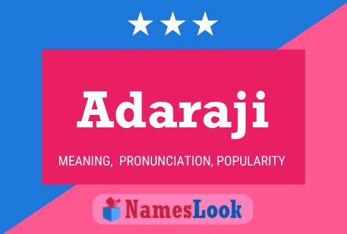 Adaraji Name Poster