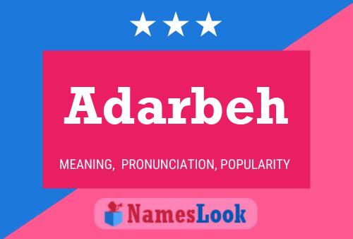 Adarbeh Name Poster