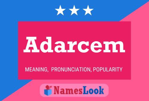 Adarcem Name Poster