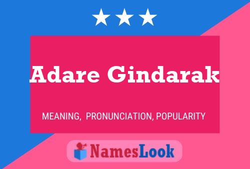 Adare Gindarak Name Poster