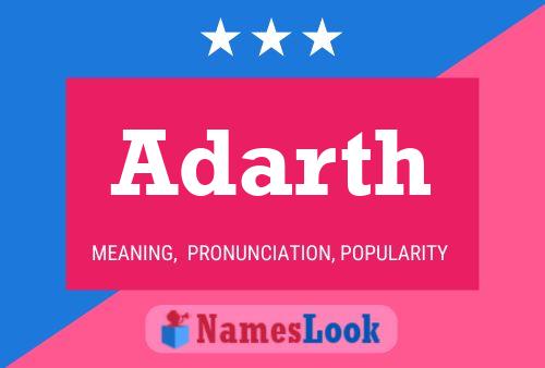 Adarth Name Poster