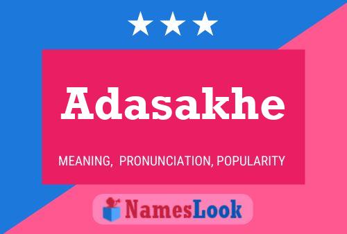 Adasakhe Name Poster