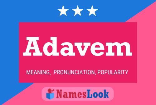 Adavem Name Poster