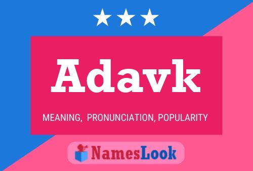 Adavk Name Poster