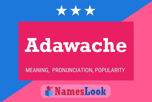 Adawache Name Poster