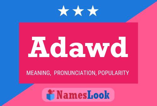 Adawd Name Poster