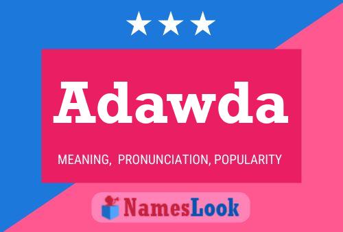 Adawda Name Poster