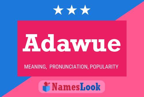 Adawue Name Poster