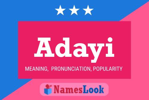 Adayi Name Poster