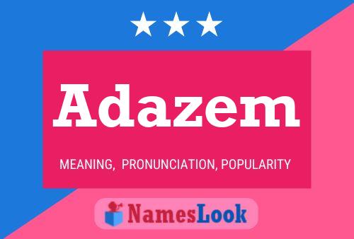 Adazem Name Poster