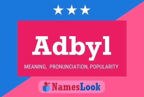 Adbyl Name Poster