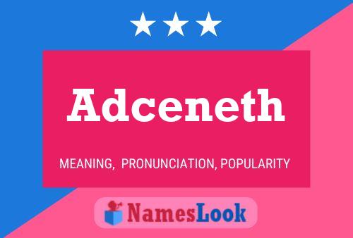 Adceneth Name Poster