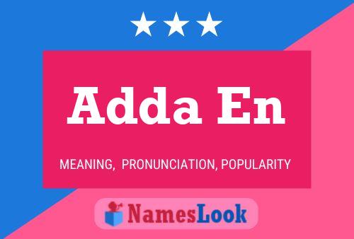 Adda En Name Poster