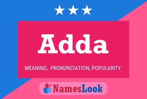 Adda Name Poster