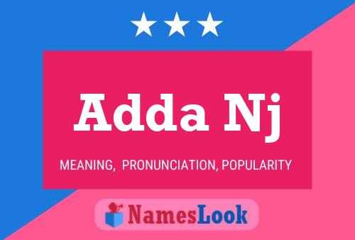 Adda Nj Name Poster