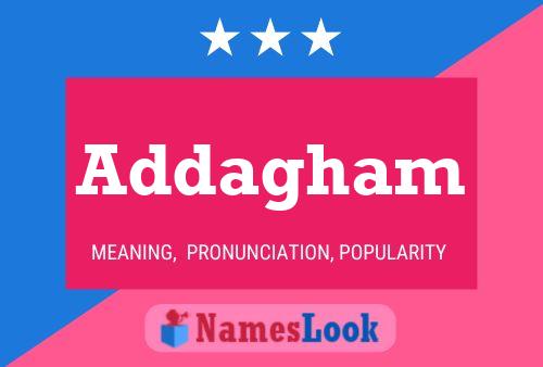 Addagham Name Poster