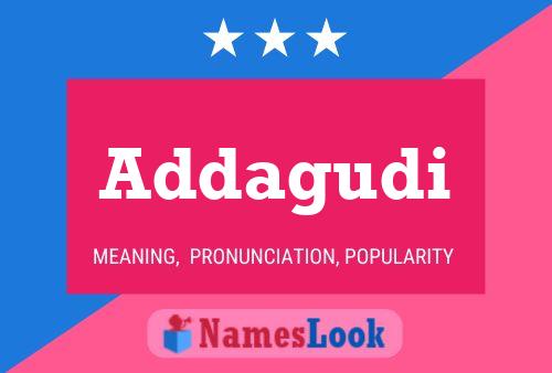 Addagudi Name Poster