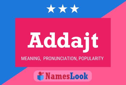 Addajt Name Poster