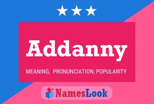 Addanny Name Poster