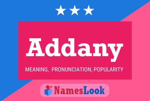 Addany Name Poster